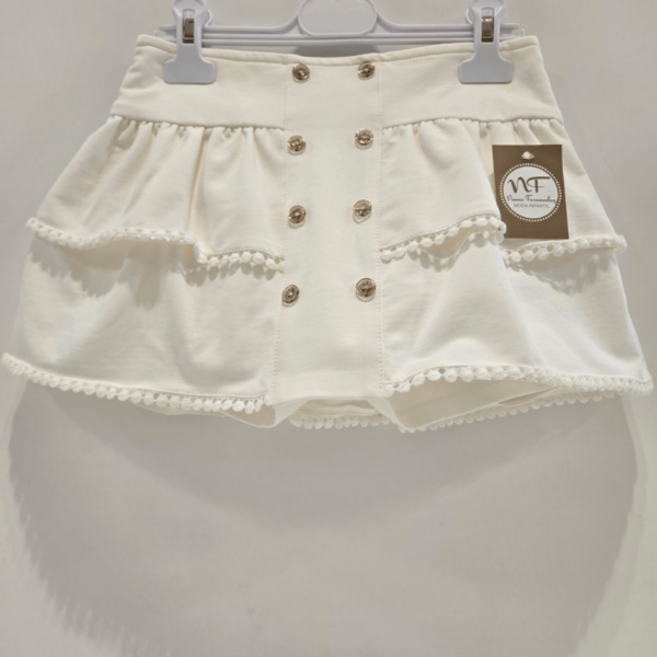 Conjunto falda short felpa campiña Noma Fernández verano
