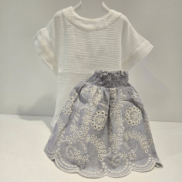 Conjunto falda y camisa Marsella La Martinica verano 2025