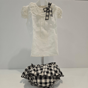 Conjunto niña Colección Black & White la Martinica verano
