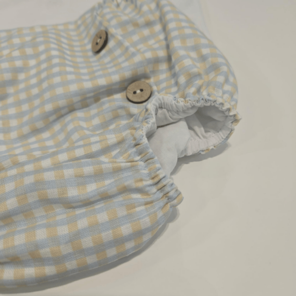 Conjunto niño camiseta y pantalón cuadritos Pangasa
