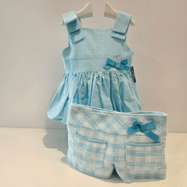 Conjunto short blusón abullonado Sena Noma Fernández verano - Imagen 2