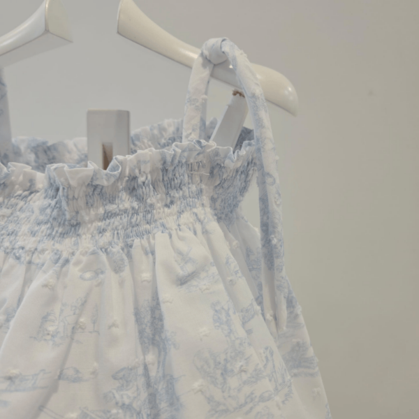 Jesusito plumety toile de youy azul Martín Aranda verano