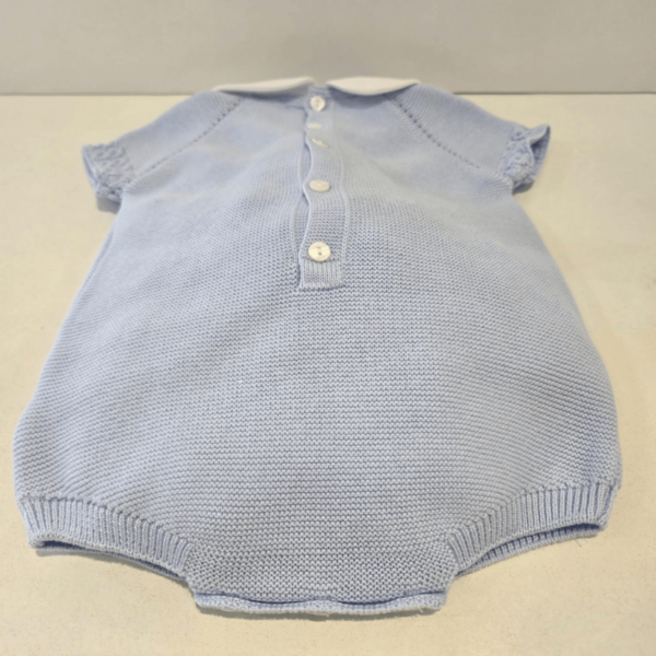 Pelele de punto Azul de Martín Aranda verano