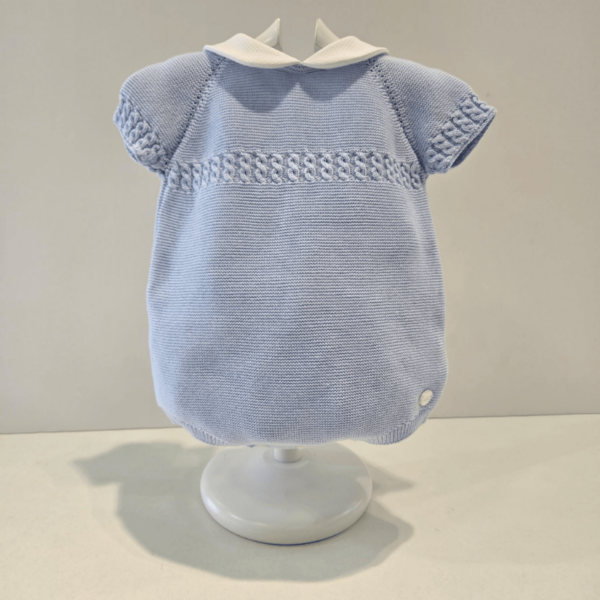 Pelele de punto Azul de Martín Aranda verano