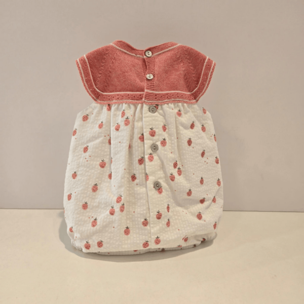 Pelele unisex fresitas de Martín Aranda primavera verano