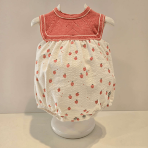 Pelele unisex fresitas de Martín Aranda primavera verano