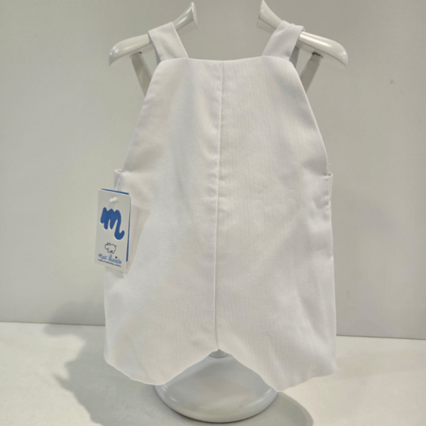 Peto blanco tejido piqué de Mac Ilusión verano
