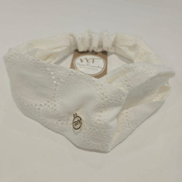 Turbante de la colección chantilly Noma Fernández verano 2025