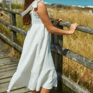 Vestido blanco colección Lila Flicka La Martinica verano 2025