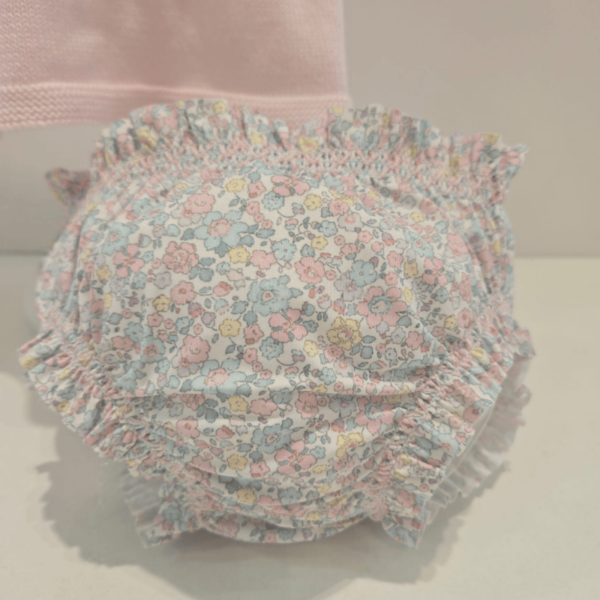 Vestido rosa y Liberty mas braga de Paz Rodríguez verano - Imagen 4