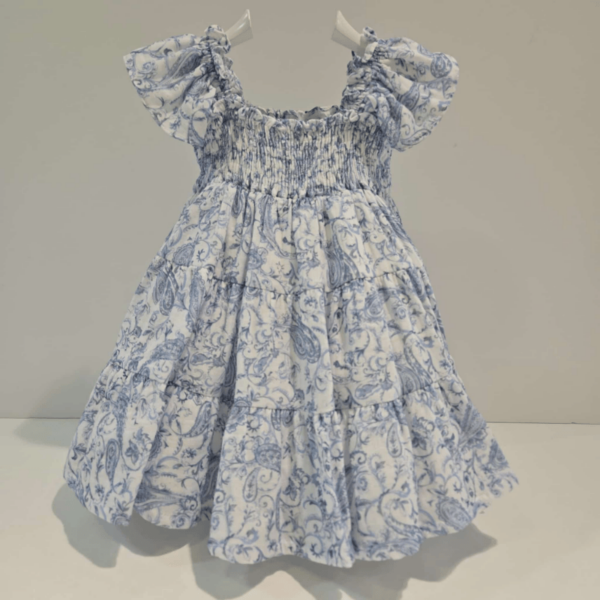 Vestido tela estampada cachemir Martín Aranda verano