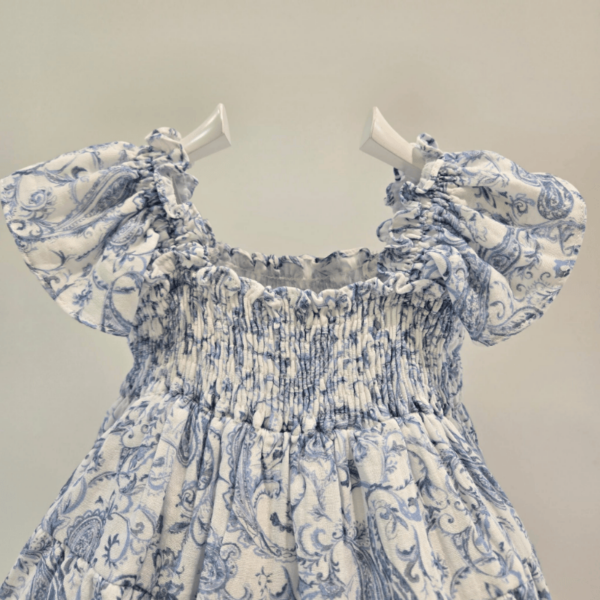 Vestido tela estampada cachemir Martín Aranda verano