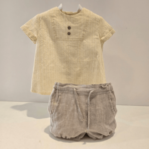 Conjunto camisa y pantalón abullonado Martín Aranda verano