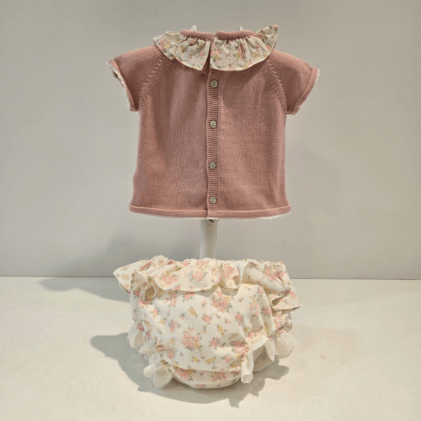 Conjunto niña cuerpo punto braga tela Martín Aranda Verano