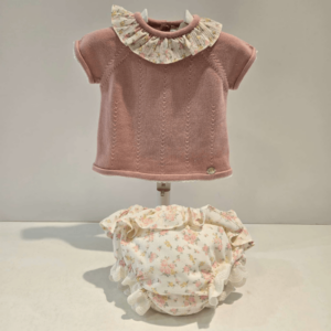 Conjunto niña cuerpo punto braga tela Martín Aranda Verano