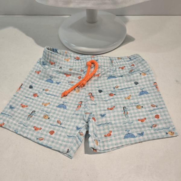Conjunto niño baño estampado ballena Paz Rodríguez