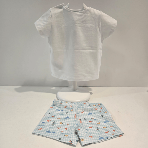 Conjunto niño baño estampado ballena Paz Rodríguez