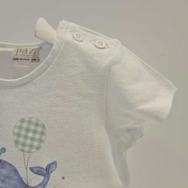 Conjunto niño baño estampado ballena Paz Rodríguez
