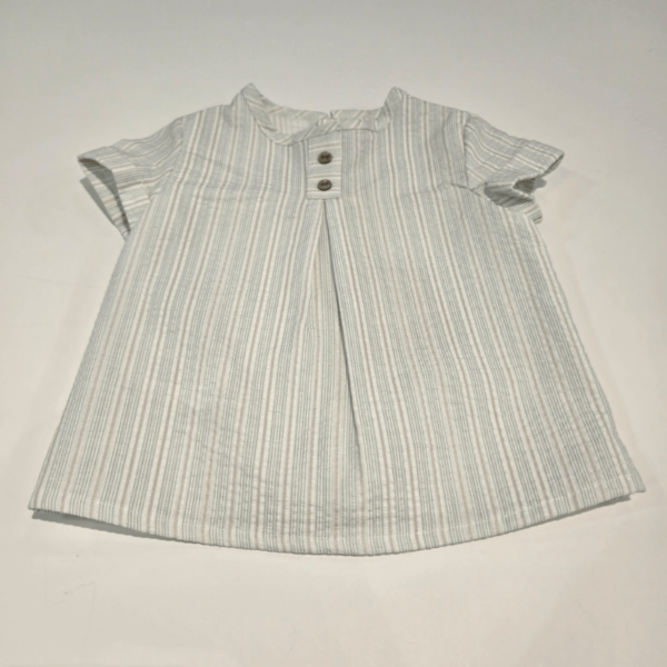 Conjunto niño camisa rayas pantalón arena Martín Aranda