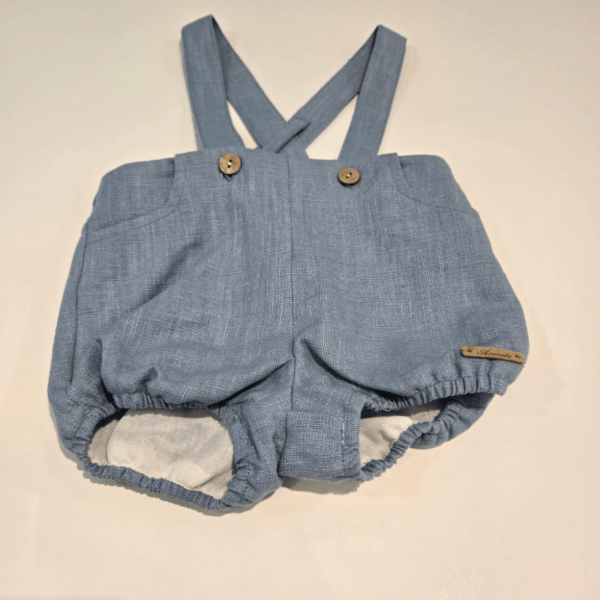 Conjunto niño camisa y peto azul Martín Aranda verano