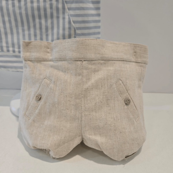 Conjunto rayas pantalón bombacho Martín Aranda verano