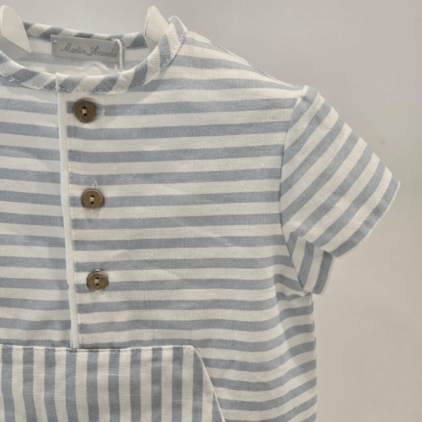 Conjunto rayas pantalón bombacho Martín Aranda verano