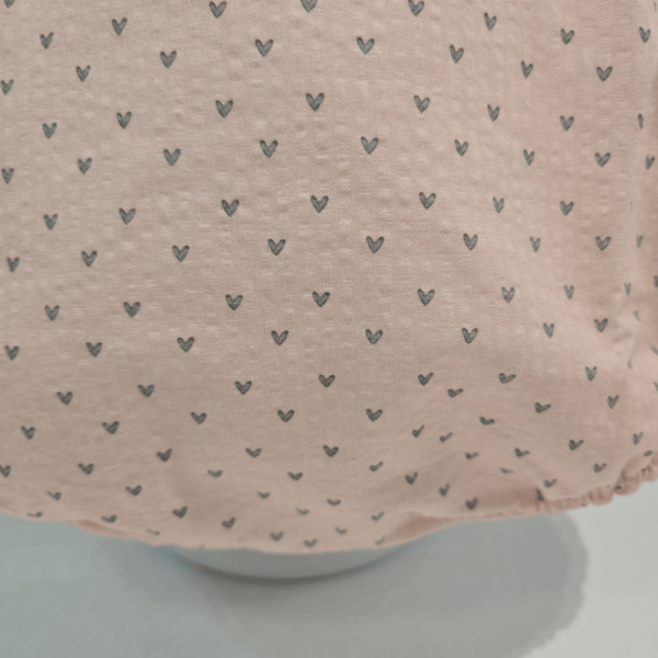 Pelele rosa corazones La Martinica primavera-verano 2025