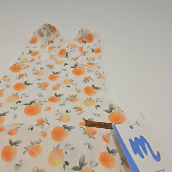 Peto unisex estampado melocotón Mac Ilusión verano
