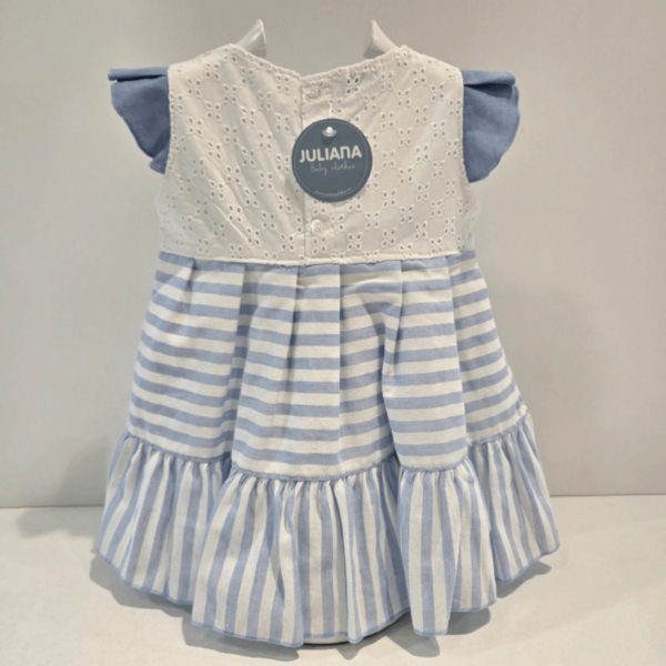 Vestido lazo marinero azul blanco Martín Aranda verano