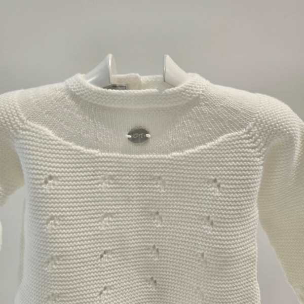 Conjunto dos piezas unisex beige Carmen Taberner verano