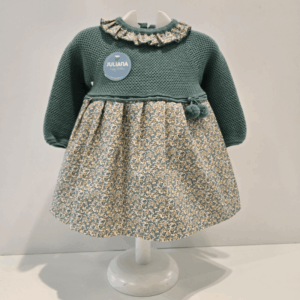 Vestido cuerpo punto recogidas Juliana invierno