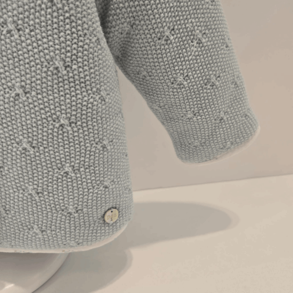 Chaquetón combinado niña Paz Rodríguez semilla invierno