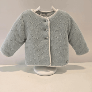Chaquetón combinado niña Paz Rodríguez semilla invierno