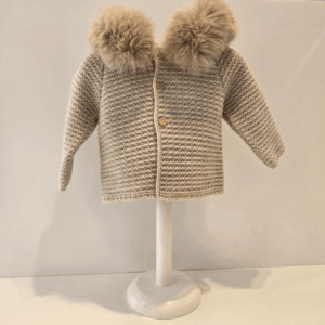 Chaquetón cuello pelo esencial Paz Rodríguez invierno