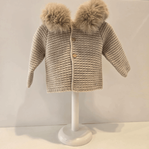 Chaquetón cuello pelo esencial Paz Rodríguez invierno