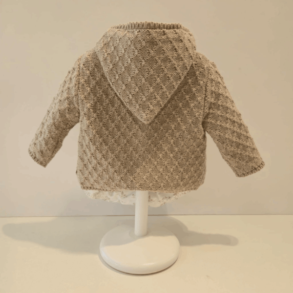 Chaquetón poni punto algodón cachemir Paz Rodríguez invierno - Imagen 2