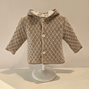 Chaquetón poni punto algodón cachemir Paz Rodríguez invierno