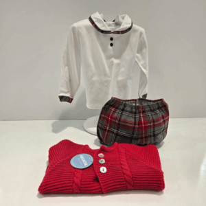 Conjunto blusa pantalón y chaqueta niño Juliana invierno