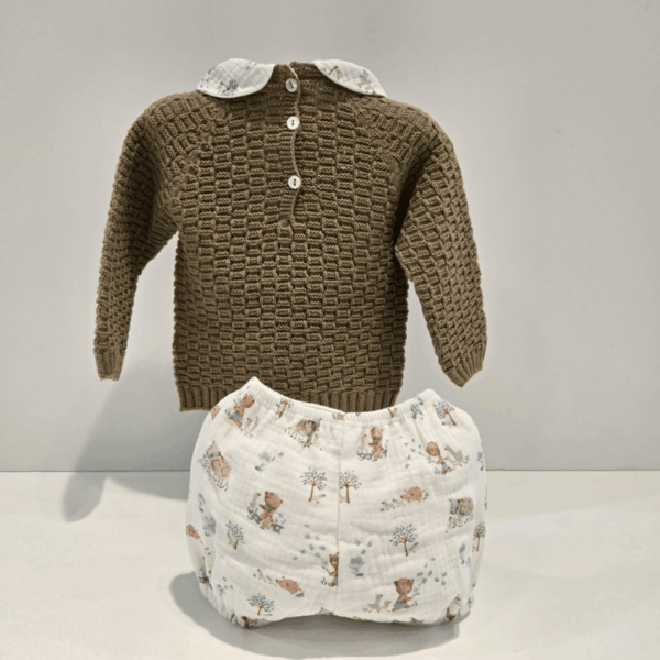 Conjunto niño pantalón jersey animalitos Juliana invierno