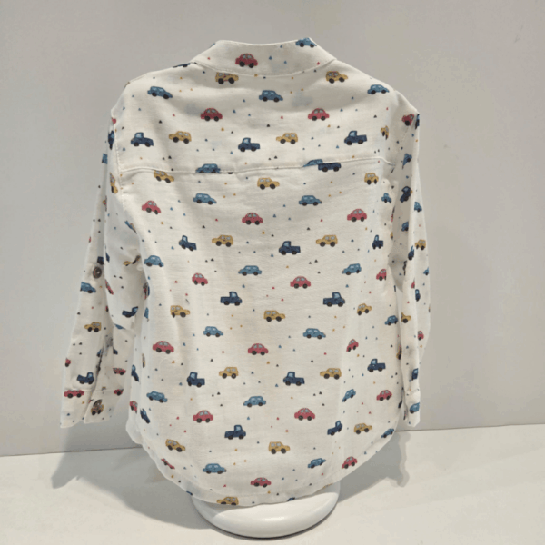 Conjunto niño pantalón y camisa coches Juliana invierno - Imagen 4
