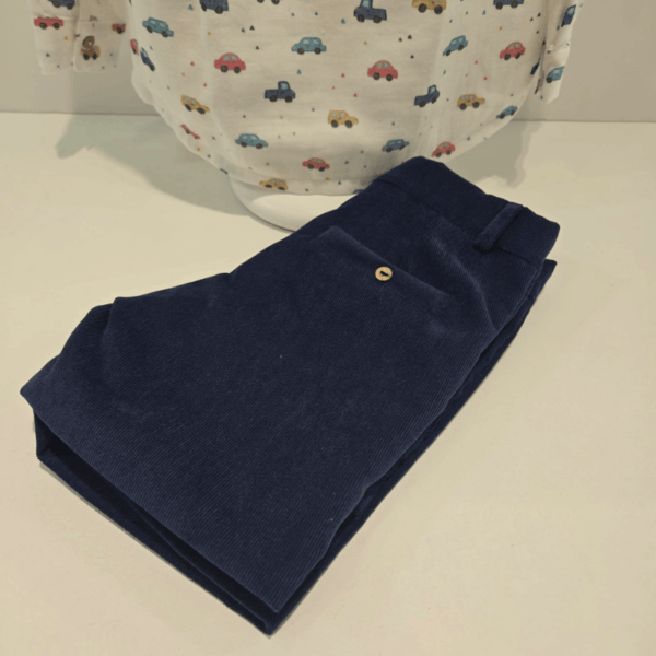 Conjunto niño pantalón y camisa coches Juliana invierno