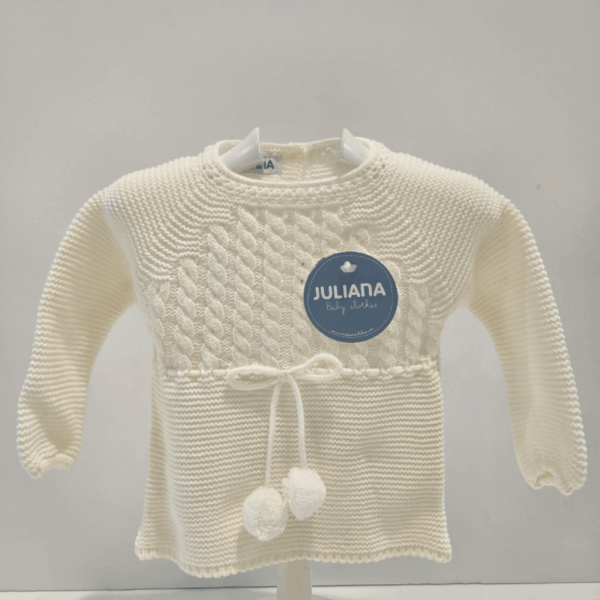 Conjunto unisex jersey polaina y gorrito Juliana invierno - Imagen 4