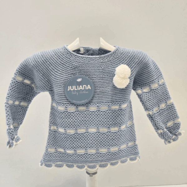 Jersey polaina y gorrito pasacintas Juliana invierno - Imagen 4