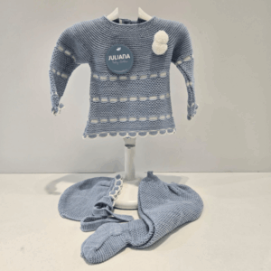 Jersey polaina y gorrito pasacintas Juliana invierno