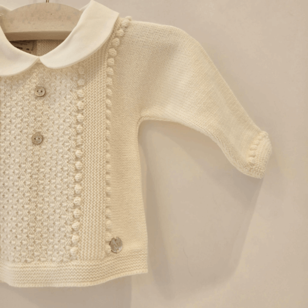 Jubón con polaina cuello beige Paz Rodríguez invierno