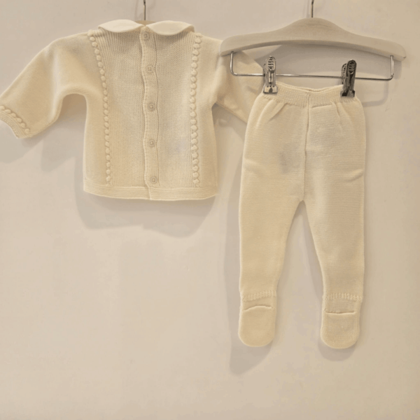 Jubón con polaina cuello beige Paz Rodríguez invierno