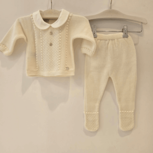 Jubón con polaina cuello beige Paz Rodríguez invierno