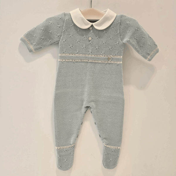 Pelele niño con pie semilla Paz Rodríguez invierno