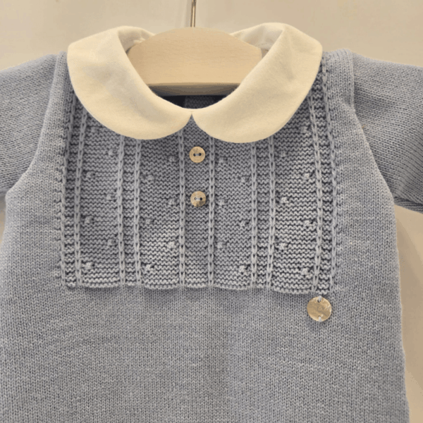 Pelele niño pie-cuello modelo erizos Paz Rodríguez invierno