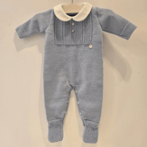 Pelele niño pie-cuello modelo erizos Paz Rodríguez invierno